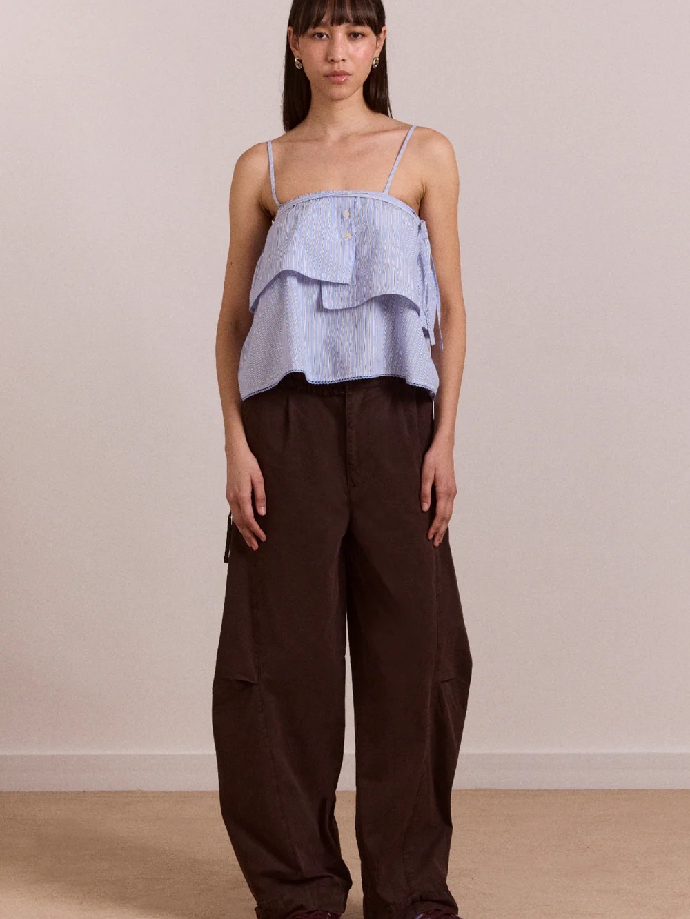 Damson Madder Liv Trouser- Brown size 6 - Picture 9 of 14